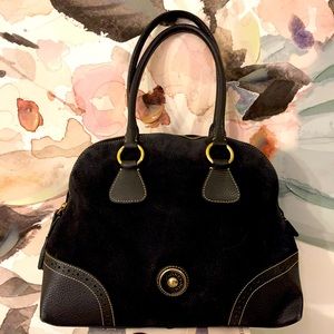 Suede Dooney & Bourke Dome Satchel